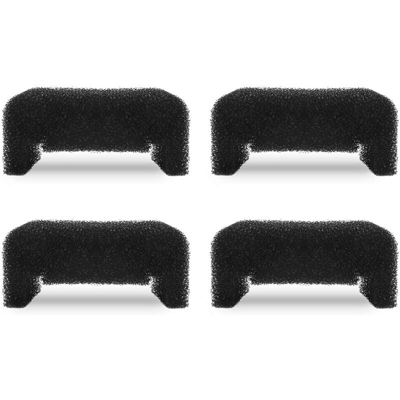 foto del prodotto sollbry filtro per fontana, filtro in spugna per fontana rotonda e cubica, confezione da 4 filtri, filtro in schiuma per erogatore d acqua nero 