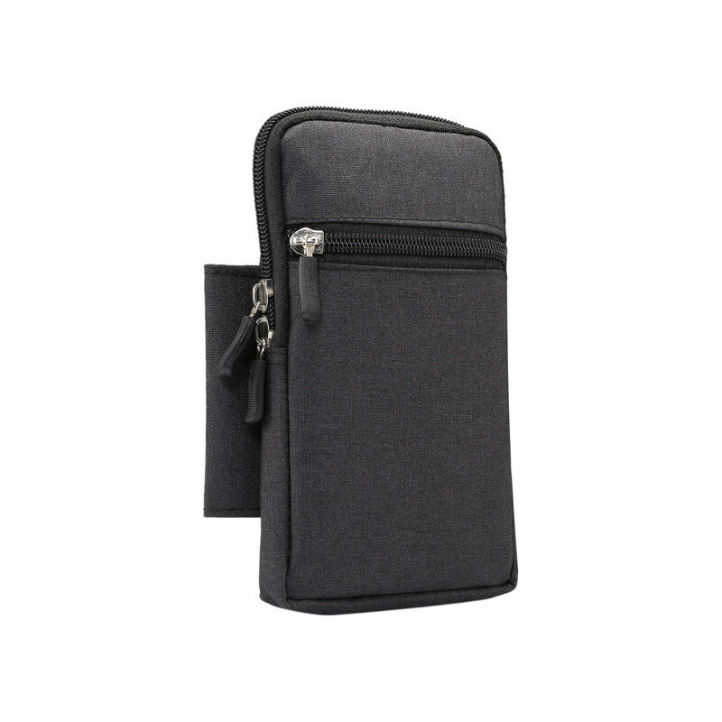 foto del prodotto sollbry fondina da cintura per cellulare, piccola borsa da cintura per uomo, custodia verticale con clip da cintura, custodia universale per