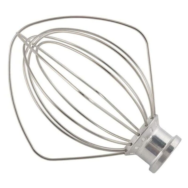 foto del prodotto sollbry frusta in acciaio inossidabile con supporto inclinabile per robot da cucina kitchenaid k45ww wp9704329 ksm150 ksm160 k45 ksm90