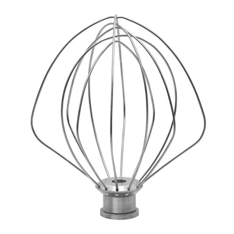 foto del prodotto sollbry frusta in acciaio inossidabile k45ww compatibile con il mixer per crema di uova kitchen aid per 4,5 qt