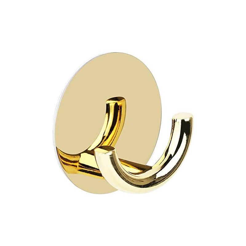 foto del prodotto sollbry ganci adesivi da parete in acciaio inossidabile per asciugamani, armadi, bagno, camera da letto, cucina e ufficio oro 