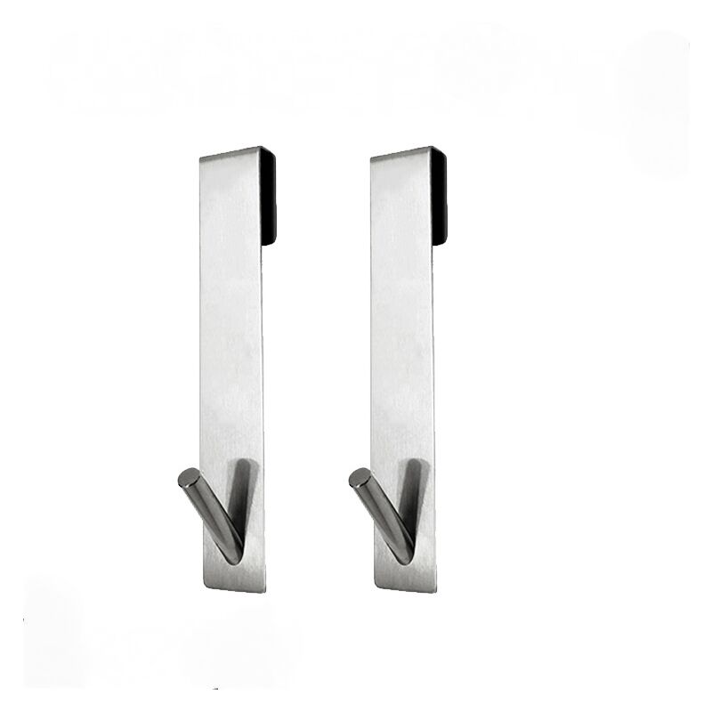 foto del prodotto sollbry ganci per doccia in vetro, 2 pezzi, ganci per doccia in acciaio inox, portasciugamani da bagno senza foratura, ganci per porta doccia, per