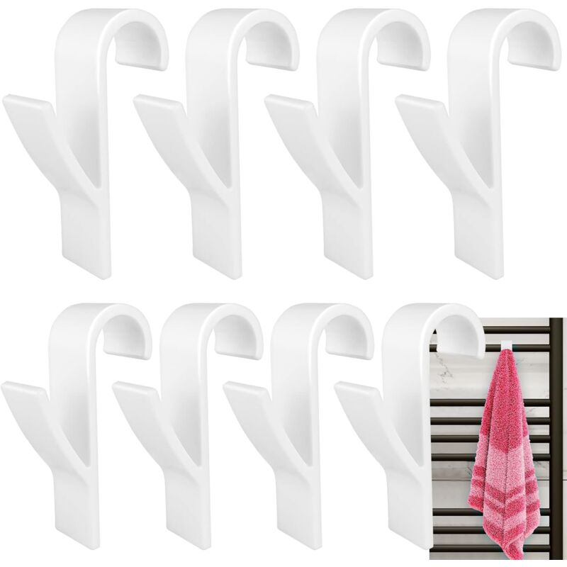 foto del prodotto sollbry ganci rotondi per termosifoni, ganci per asciugamani bianchi, ganci per asciugamani da bagno, ganci per termosifoni, ganci per termosifoni,