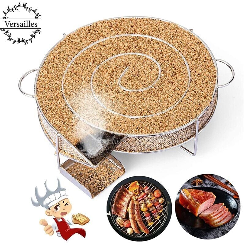 foto del prodotto sollbry generatore di fumo freddo per affumicare carne, pesce, barbecue,
