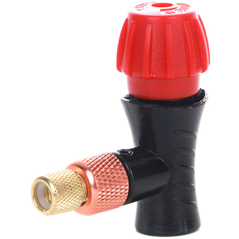 foto del prodotto sollbry gonfiatore co2 per bici, pompa per pneumatici per bicicletta regolabile compatibile con valvole presta e schrader per mountain bike e bici