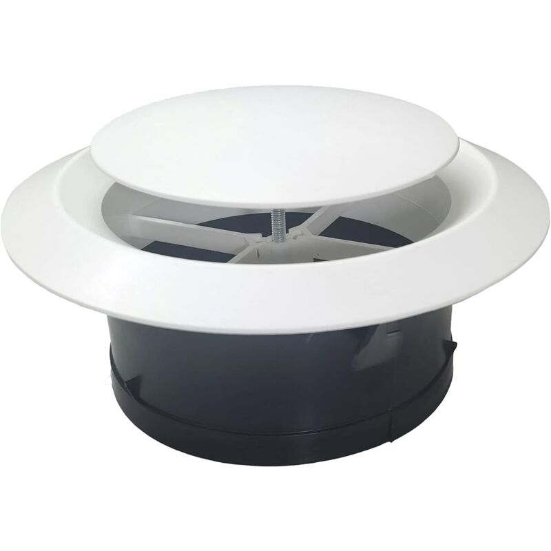 foto del prodotto sollbry griglia di ventilazione a soffitto rotonda per condotto da 100 mm, uscita aria a parete regolabile 4 pollici 