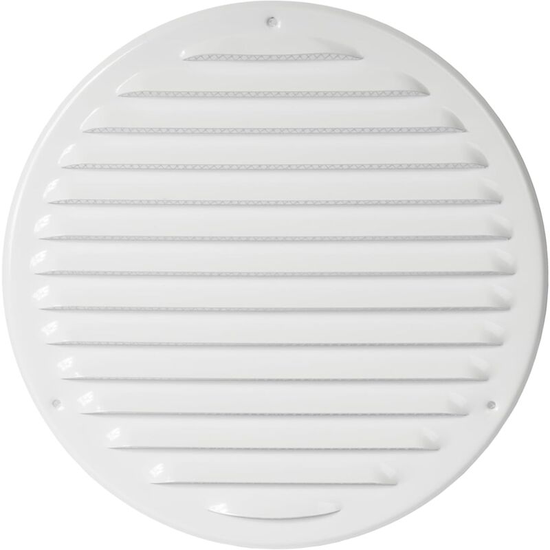 foto del prodotto sollbry griglia di ventilazione rotonda bianca 20 cm con zanzariera copertura di ventilazione per uso interno ed esterno applicazioni di
