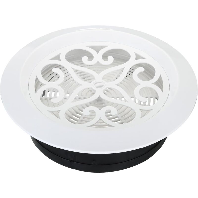 foto del prodotto sollbry griglia di ventilazione rotonda da 75 mm, copertura del diffusore da soffitto in abs regolabile con prese d aria e schermo per bagno,
