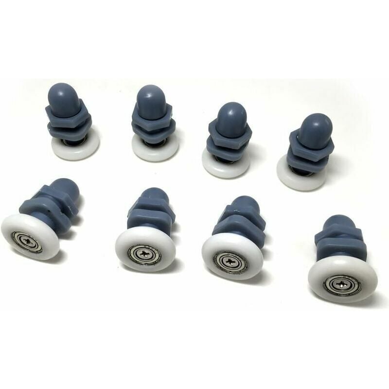 foto del prodotto sollbry guide ruote pulegge guide per porte doccia, 10 pezzi, diametro 19 mm