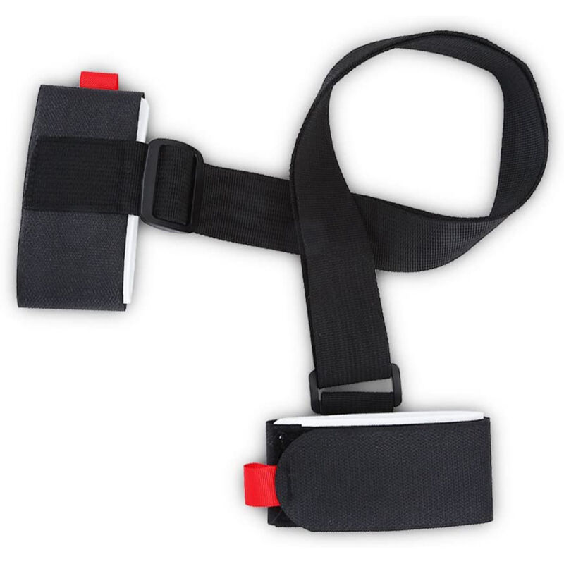 foto del prodotto sollbry imbragatura da sci con tracolla, 4 pezzi, doppio supporto per snowboard, maniglia multifunzionale, cintura in nylon