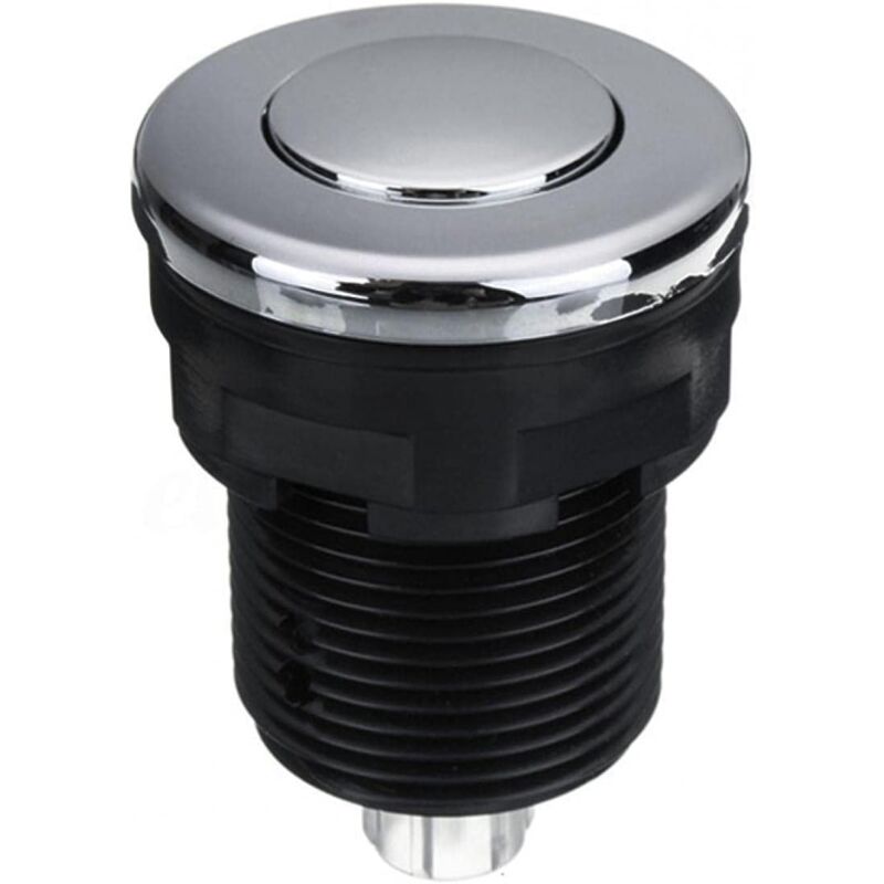 foto del prodotto sollbry interruttore a pulsante impermeabile per vasca da bagno, spa, idromassaggio, tritarifiuti nero, dimensioni 34 mm 
