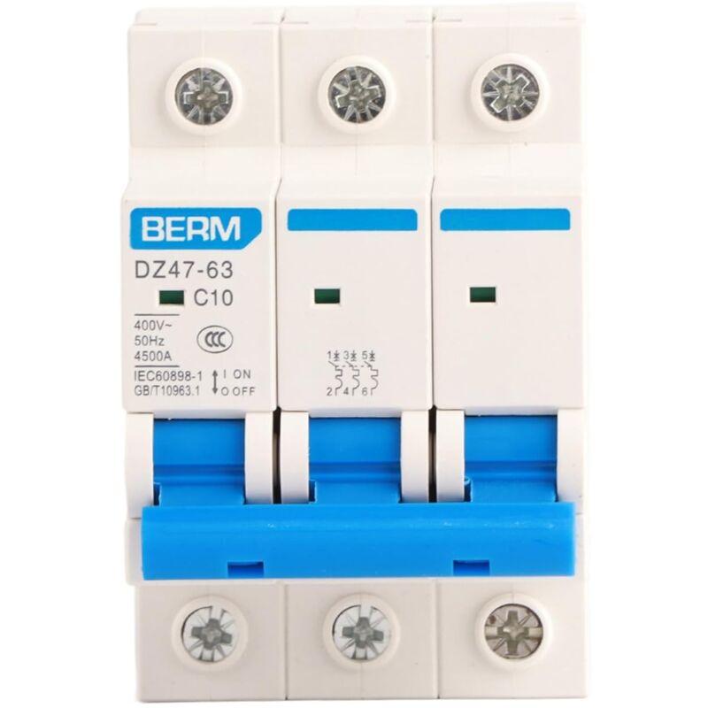 foto del prodotto sollbry interruttore automatico di sicurezza mcb dz47 63 ac 400v 10a