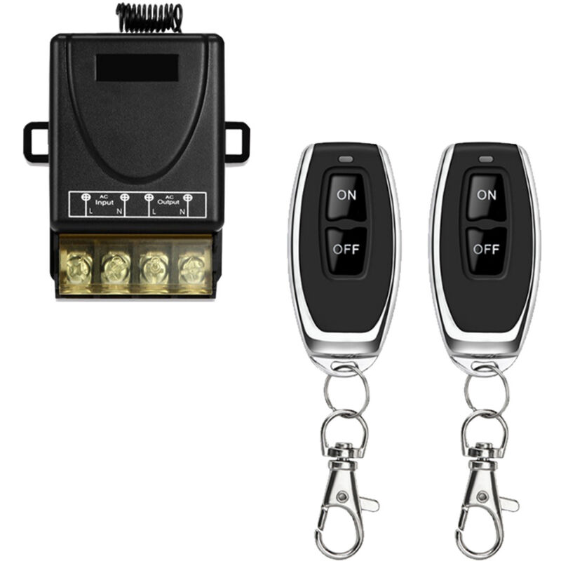 foto del prodotto sollbry interruttore di controllo remoto wireless ad alta potenza on off 433 mhz, rf ac 220 v 240 v 110 v 30 a per luci, pompe idrauliche,
