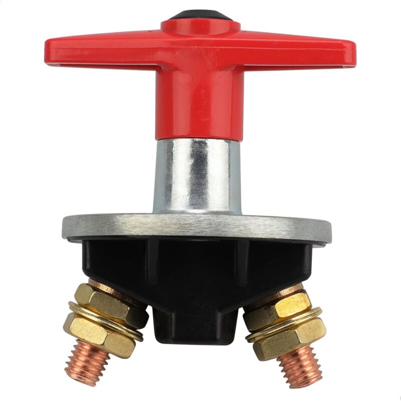 foto del prodotto sollbry interruttore di interruzione della batteria, 12v 60v 300a, interruttore di emergenza universale per auto, interruttore di scollegamento