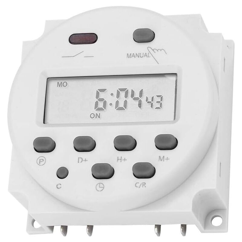 foto del prodotto sollbry interruttore temporizzato a 12 v cc con rel temporizzato lcd, interruttore elettronico digitale programmabile lcd, microcomputer digitale,