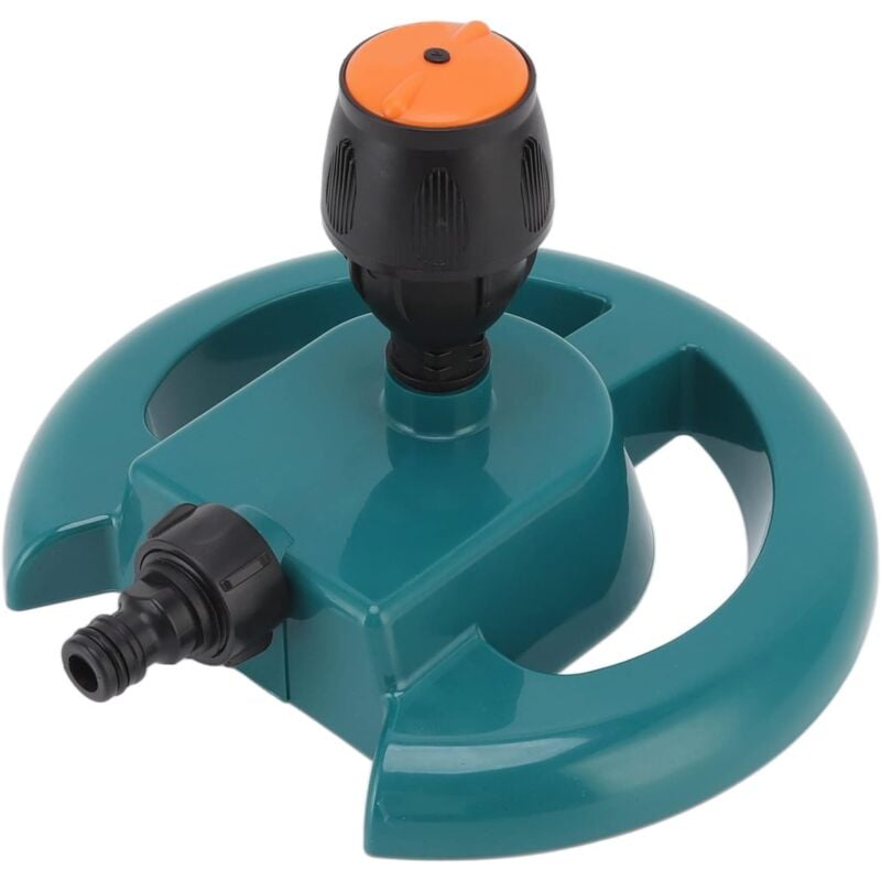 foto del prodotto sollbry irrigatore da giardino, irrigatore per prato rotante a 360 gradi, copertura di ampie aree, irrigatore rotante automatico per sistema di