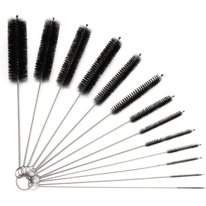 foto del prodotto sollbry kit di 13 spazzole per la pulizia dei tubi, spazzola per la pulizia dei tubi per bottiglie di vetro, biberon, bollitori, tastiere, spazzole