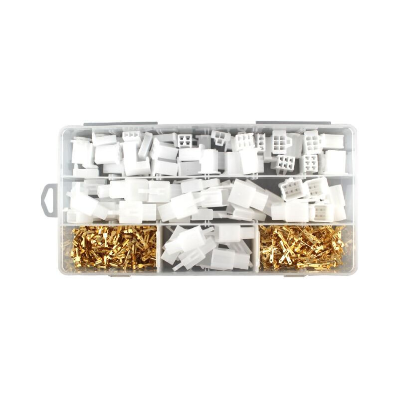 foto del prodotto sollbry kit di connettori per autoveicoli da 380 pezzi da 2,8 mm, 2, 4, 6 e 9 pin, per moto, auto, camion, scooter, barche, strumenti elettrici.
