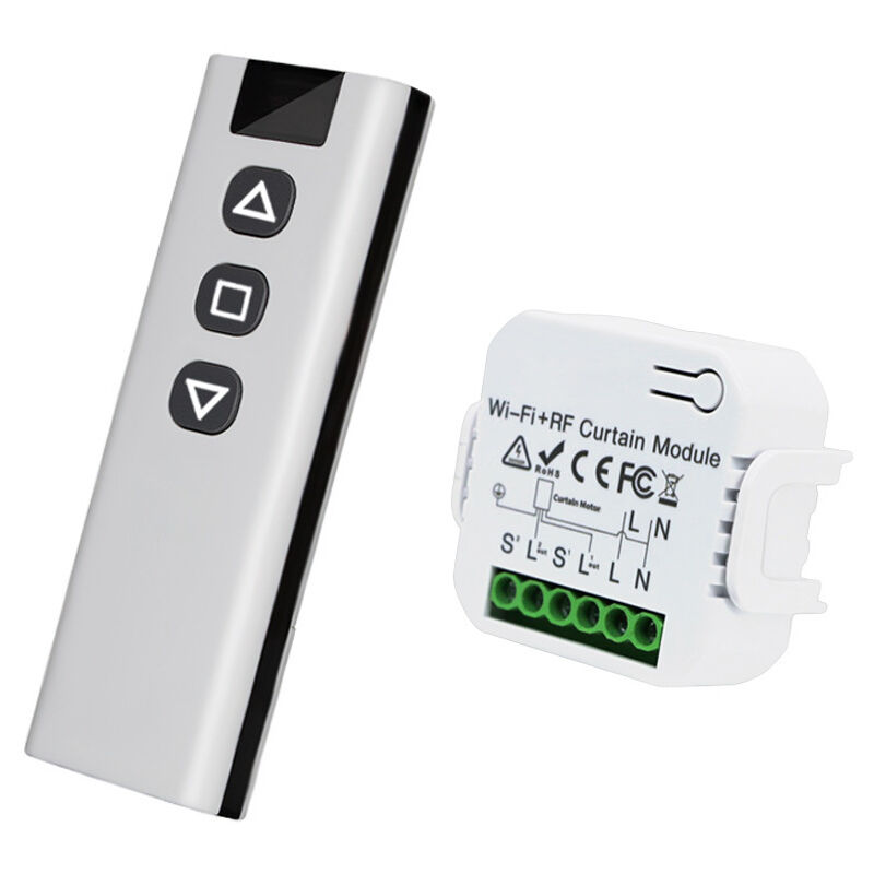 foto del prodotto sollbry kit di controllo tapparelle wireless controllo motore tapparelle tramite telecomando rf modulo ricevitore, portata fino a 100 m,