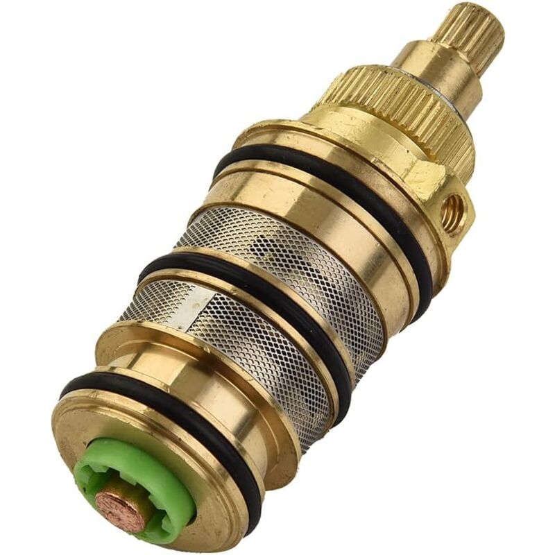 foto del prodotto sollbry kit di riparazione in ottone con cartuccia termostatica di ricambio per miscelatore doccia
