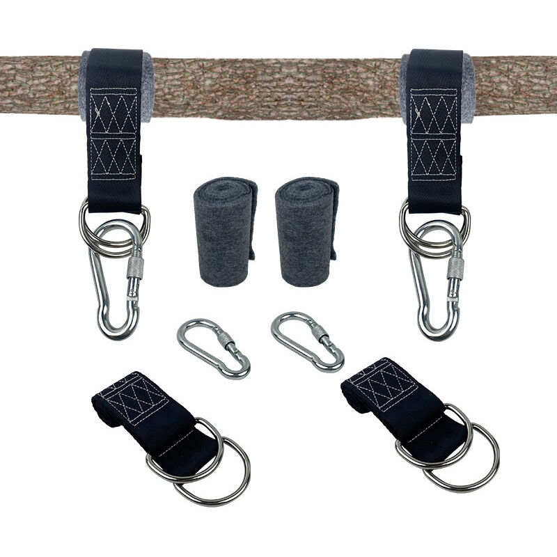 foto del prodotto sollbry kit di sospensione per altalena sull albero, cinghia per altalena sull albero, perfetto per altalene e amache sugli alberi, facile e veloce