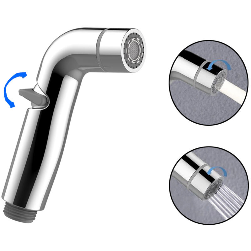 foto del prodotto sollbry kit doccia portatile con spruzzatore per wc in abs, spruzzatore a pressione regolabile per rubinetti per bidet