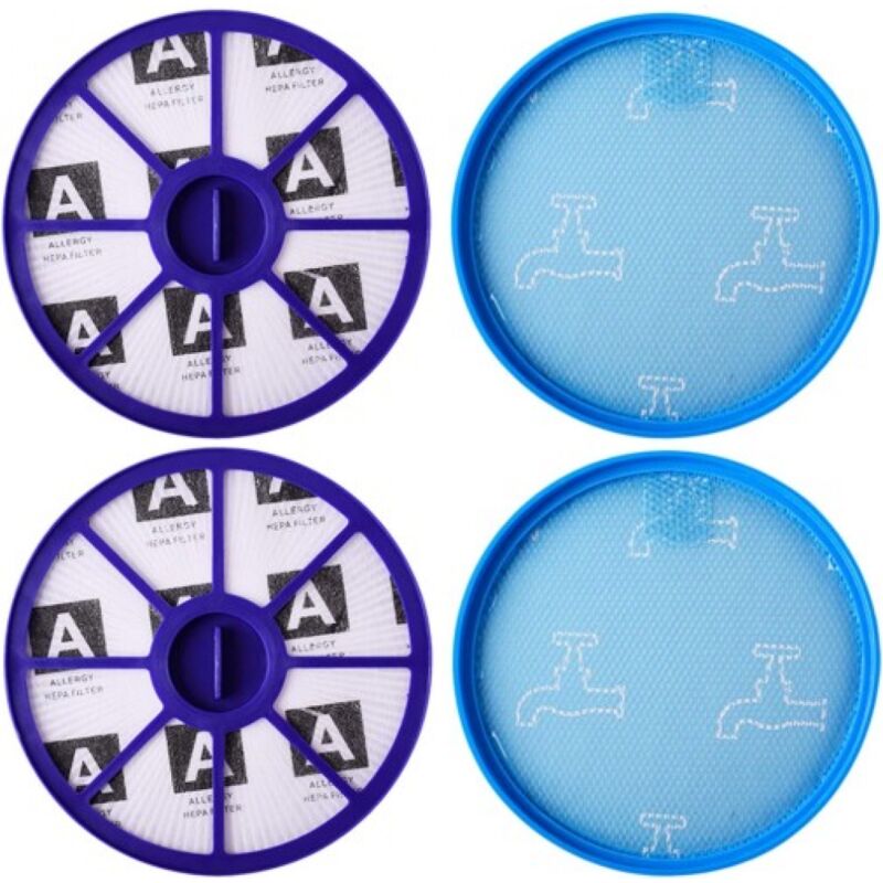 foto del prodotto sollbry kit filtro hepa anteriore e posteriore per aspirapolvere dyson dc19 dc20 dc21, parti di ricambio per filtri motore superiori e inferiori