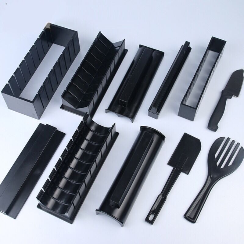 foto del prodotto sollbry kit per preparare il sushi per principianti macchina per sushi deluxe originale, tutorial video esclusivi online completi con coltello per