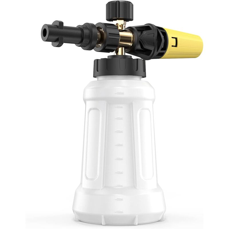 foto del prodotto sollbry lancia schiuma per idropulitrice karcher k2 k3 k4 k5 k6 k7 cannone schiuma di ricambio connect power migliorato erogatore di sapone a
