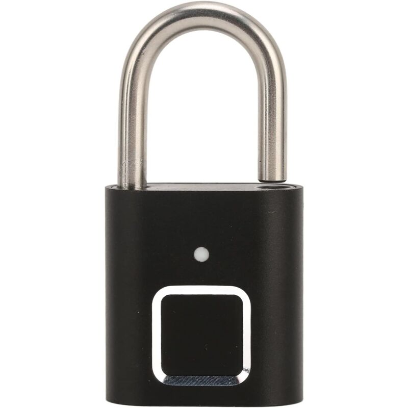 foto del prodotto sollbry lucchetto con impronta digitale, lucchetto intelligente con impronta digitale, senza chiave, impermeabile, biometrico, antifurto,