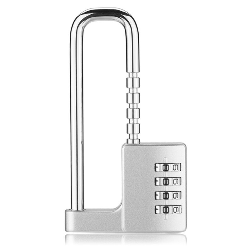 foto del prodotto sollbry lucchetto con password per armadietto, lucchetto a combinazione a 4 cifre, lucchetto ad arco lungo regolabile, lucchetto con codice in