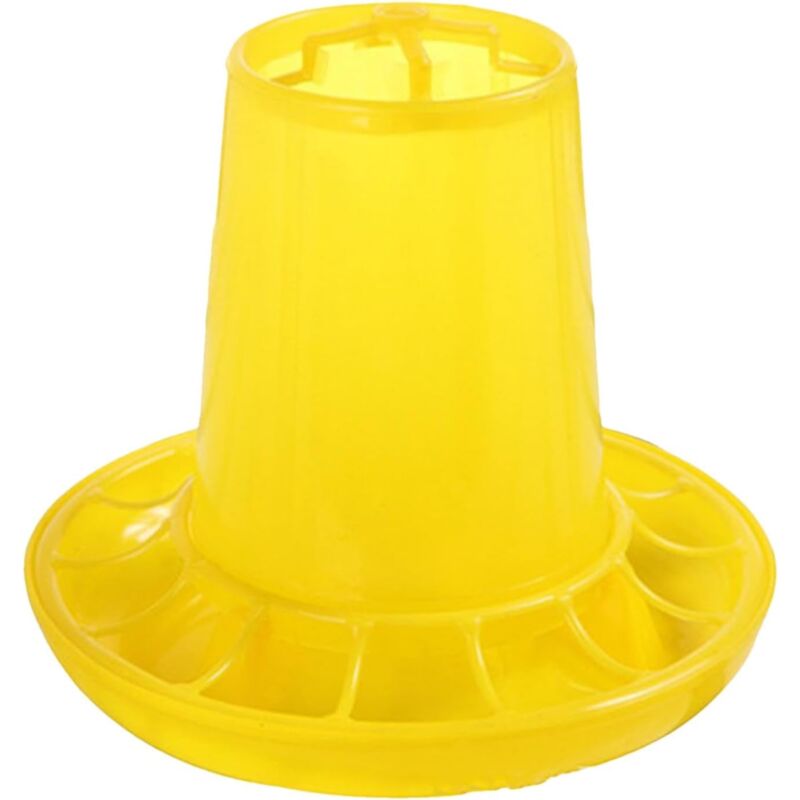 foto del prodotto sollbry mangiatoia per polli, mangiatoia per quaglie, senza sporcare, mangiatoia per pulcini singoli, 3 altezze regolabili, kit di avviamento per