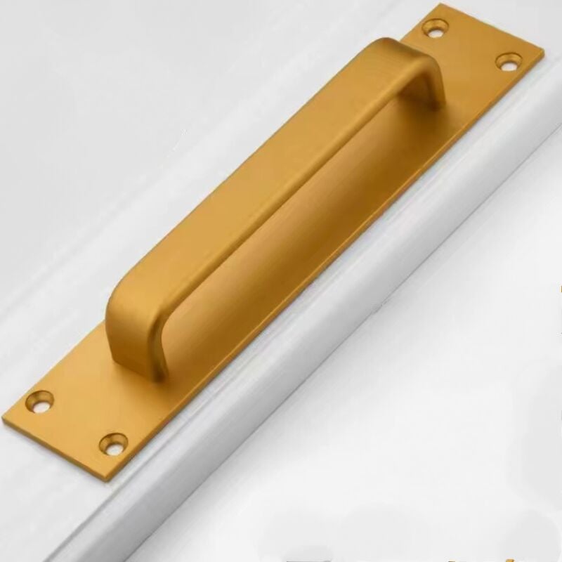 foto del prodotto sollbry maniglie per porte scorrevoli, 200 mm 7,87 in lega di alluminio per mobili da cucina, cassetti e armadietti, colore oro