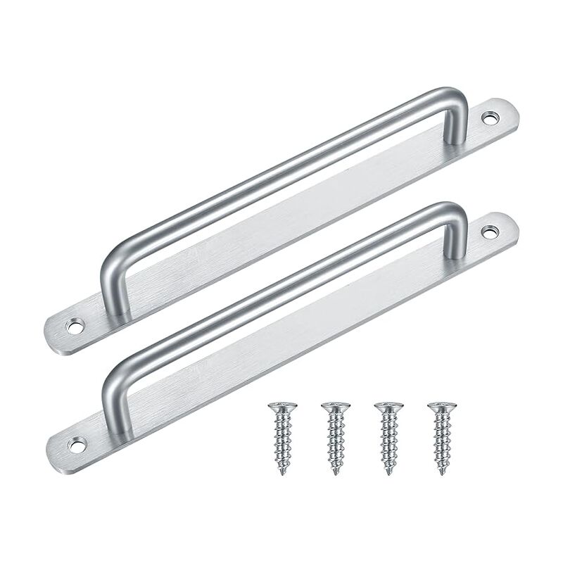 foto del prodotto sollbry maniglie per porte scorrevoli in acciaio inossidabile, confezione da 2, per bagno, cucina, armadio, garage, capannone, fienile 224 mm 