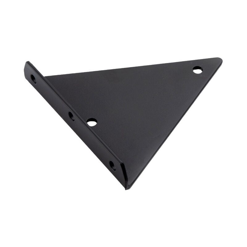 foto del prodotto sollbry mensola sospesa, 1 supporto a parete triangolare, montaggio a parete, supporto metallico invisibile, adatto per librerie, dimensioni