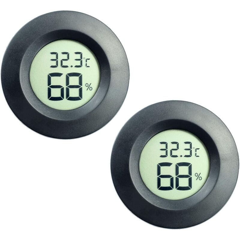 foto del prodotto sollbry mini igrometro termometro digitale lcd monitor misuratore di umidit per interni ed esterni per umidificatori deumidificatori serre cantina