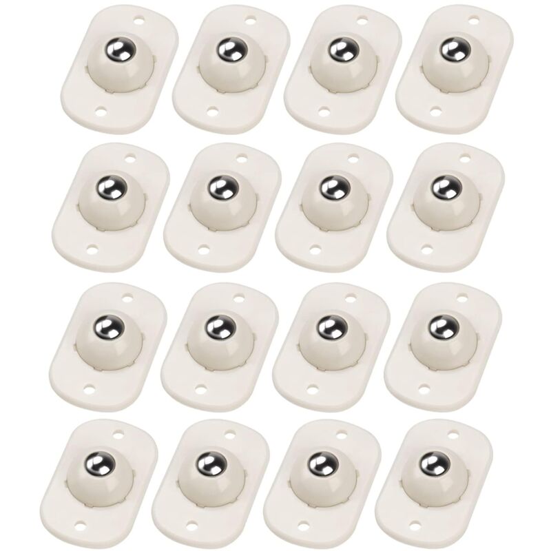 foto del prodotto sollbry mini rotelle autoadesive, rotelle con perno, cuscinetti a rulli, ruota universale girevole a 360 , puleggia adesiva per pattumiere,