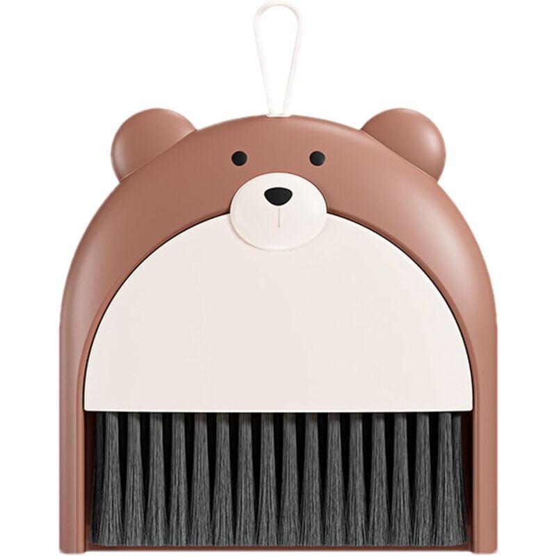 foto del prodotto sollbry mini scopa e paletta, set piccolo di scopa e paletta mini paletta portatile con spazzola per la pulizia, set da scrivania con scopa e