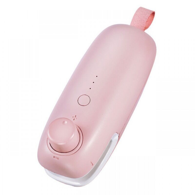 foto del prodotto sollbry mini sigillatrice, 2 in 1 sigillatrice sottovuoto termica ricaricabile tramite usb, macchina sigillante portatile per sacchetti di patatine,