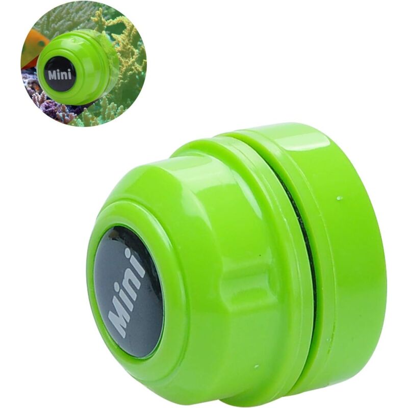 foto del prodotto sollbry mini spazzola magnetica per acquari pulitore per acquari pulitore per vetri mini magnete portatile e resistente pulizia dell acquario