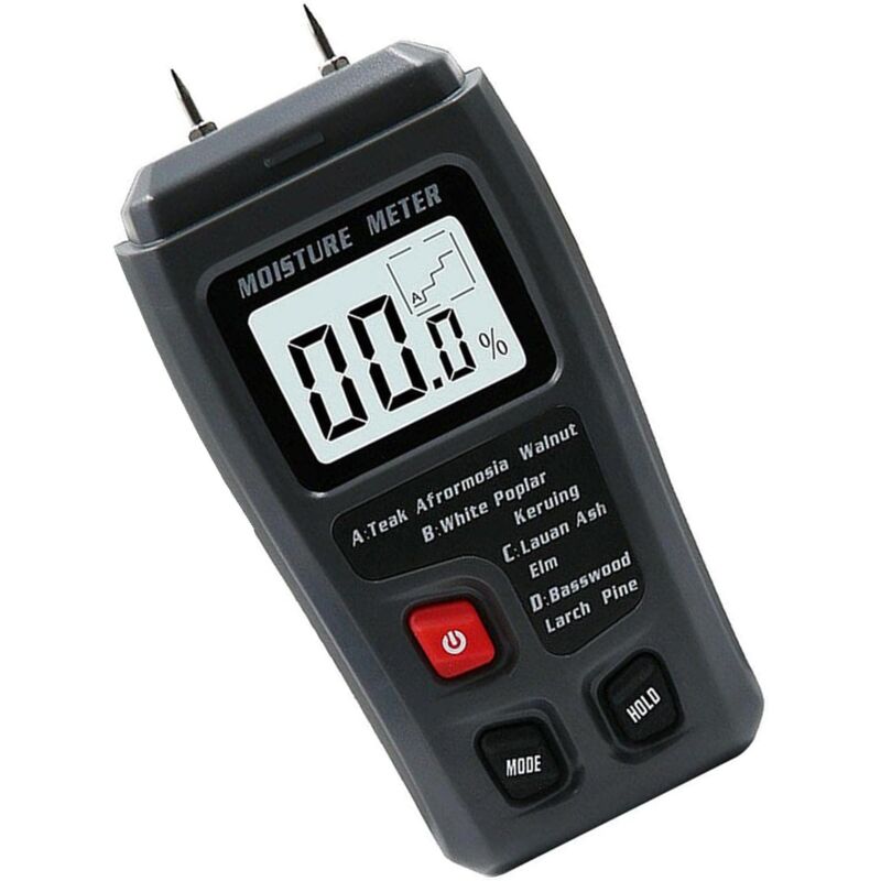 foto del prodotto sollbry misuratore di umidit del legno, misuratore di umidit digitale portatile lcd, rilevatore di umidit preciso per legno, carta, legna da