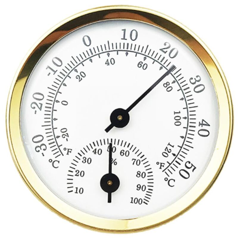 foto del prodotto sollbry misuratore di umidit e temperatura igrotermografo analogico a puntatore a conchiglia