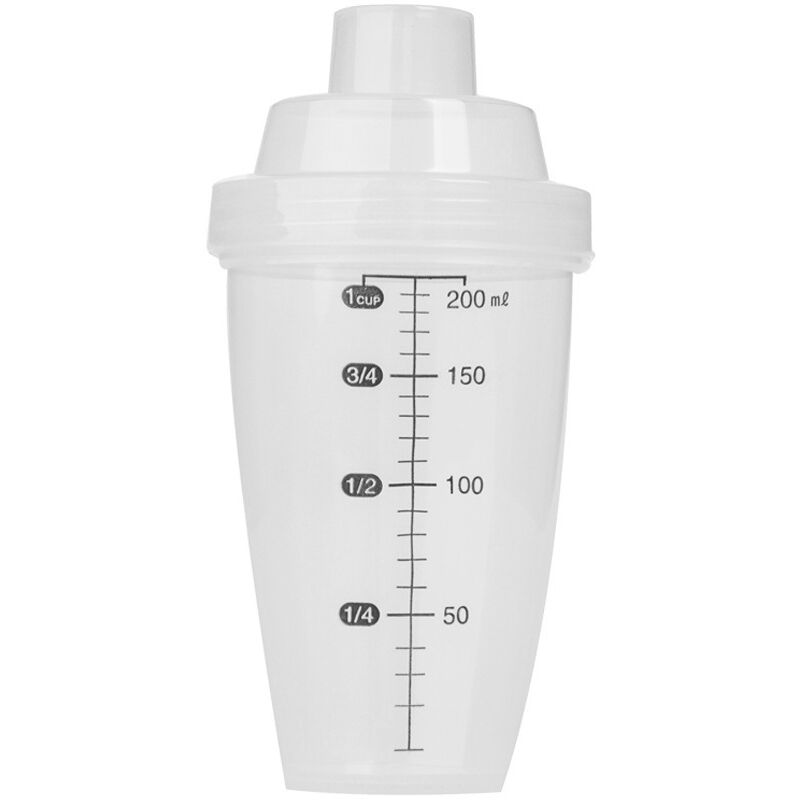 foto del prodotto sollbry mixer per condimenti per insalata in plastica da 200 ml, mixer per salse per insalata, marinate shaker graduato per condimenti a prova