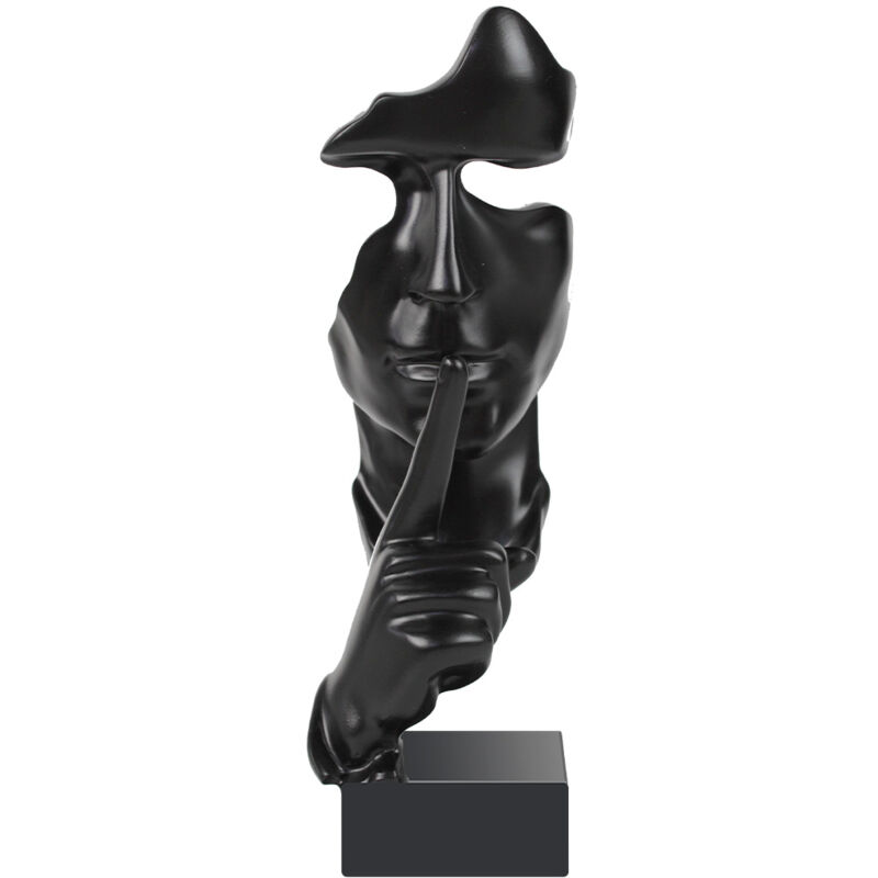 foto del prodotto sollbry modern creation il silenzio del pensatore oro , sculture, statue in resina vintage, artigianato, decorazioni, ornamenti artistici, opere