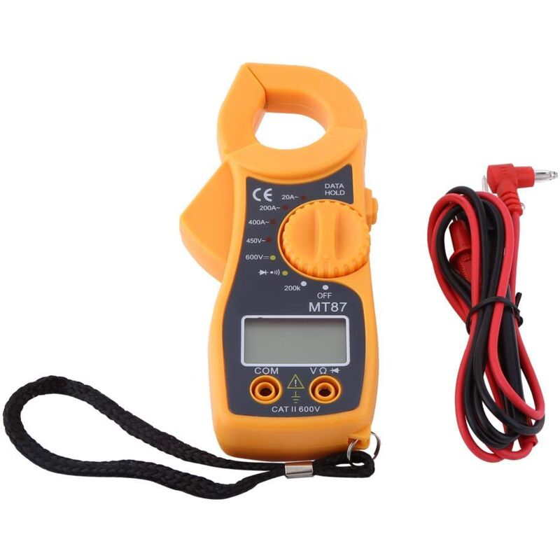 foto del prodotto sollbry mt87 multimetro a pinza lcd ac 20a400a tester di tensione digitale rilevatore di tensione amperometro ohmmetro