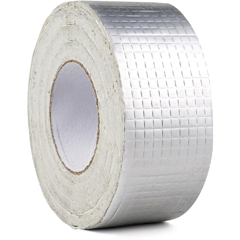 foto del prodotto sollbry nastro impermeabile in butile, nastro in alluminio, 5 cm larghezza x 5 m lunghezza x 1,0 mm altezza , impermeabilizzazione di servizi