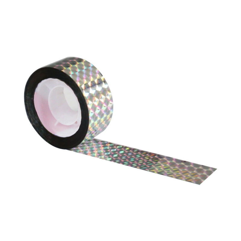 foto del prodotto sollbry nastro riflettente per uccelli, repellente bifacciale per esterni, tiene lontani oche, piccioni, anatre e picchi.