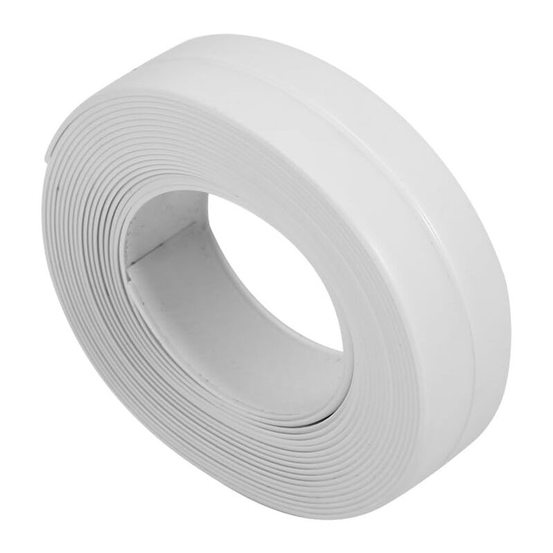 foto del prodotto sollbry nastro sigillante per vasca da bagno, 3,2 m di lunghezza, sigillante autoadesivo impermeabile per bagno, cucina, wc bianco 22 mm x 3,2 m 