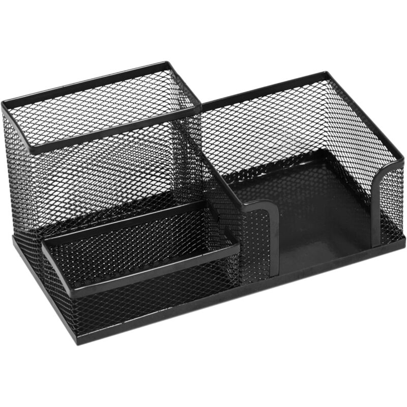 foto del prodotto sollbry organizer da scrivania portapenne in metallo mensola da scrivania con porta note in rete organizer da scrivania multifunzionale in rete 205