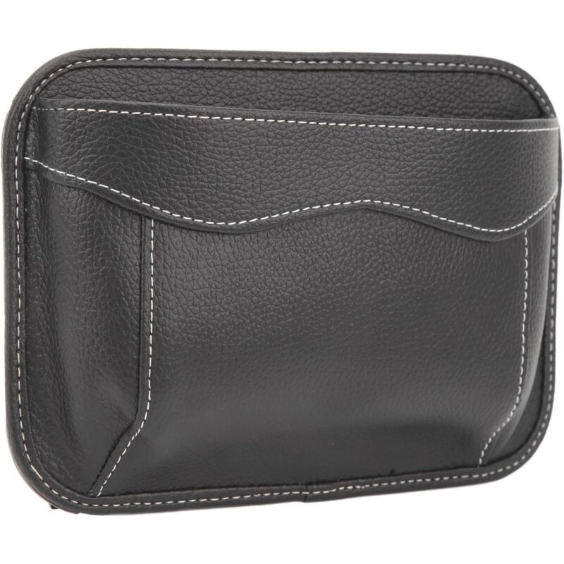 foto del prodotto sollbry organizer laterale per sedile auto, in similpelle, con supporto per console, riempitivo per fessure dello schienale del sedile, organizer